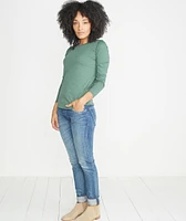 Clover Saddle Longsleeve Forest Green
