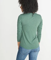 Clover Saddle Longsleeve Forest Green