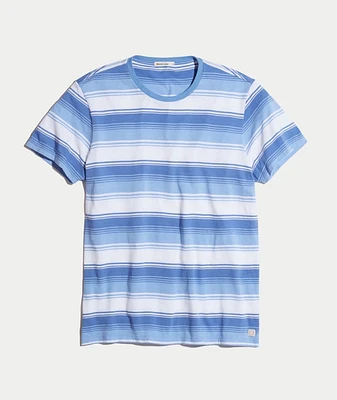 Sandpoint Crewneck Blue/Peri Stripe