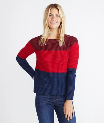 Delaney Pullover Block Stripe