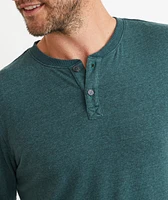 Double Knit Henley Green Gables