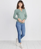 Double Knit Henley Laurel Wreath