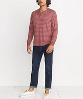 Double Knit Henley Raisin