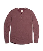 Double Knit Henley Burgundy