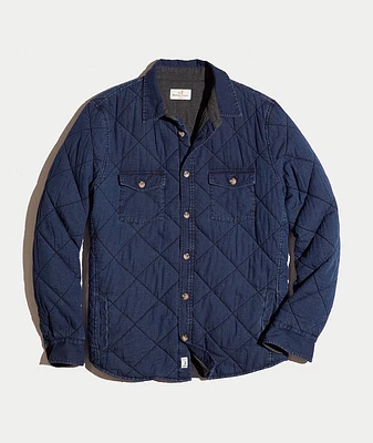 Easton Indigo Quilted Camping Shirt