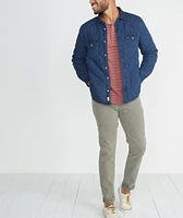 Easton Indigo Quilted Camping Shirt