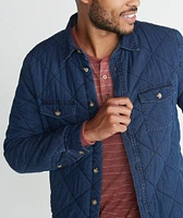 Easton Indigo Quilted Camping Shirt