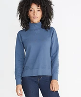 Evie Funnel Neck Sweatshirt Deep Denim