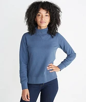 Evie Funnel Neck Sweatshirt Deep Denim