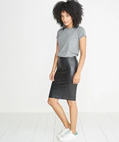 Ginger Leather Skirt