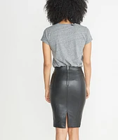 Ginger Leather Skirt