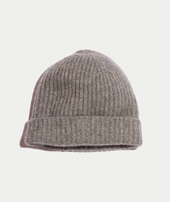 Heather Grey Cashmere Beanie