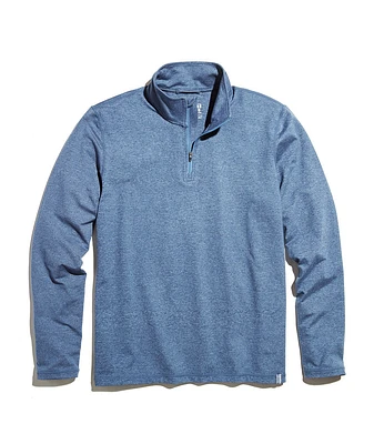 Huntley Sport Quarter Zip Navy Heather