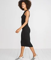 Lexi Daytime Dress Black Rib