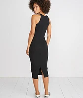 Lexi Daytime Dress Black Rib