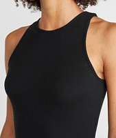 Lexi Daytime Dress Black Rib