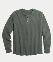 Lightweight Henley Dusty Olive