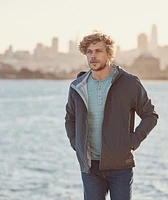 Double Knit Henley Surf Green