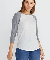 Lightweight Baseball Raglan Light Grey / Ash Heather