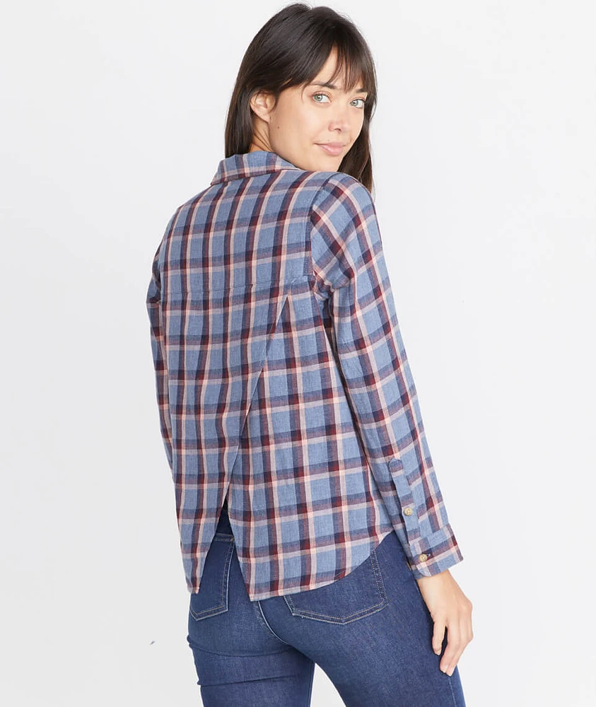 Meadow Button Down Blue Plaid