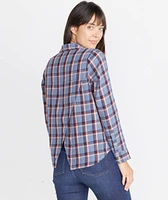 Meadow Button Down Blue Plaid