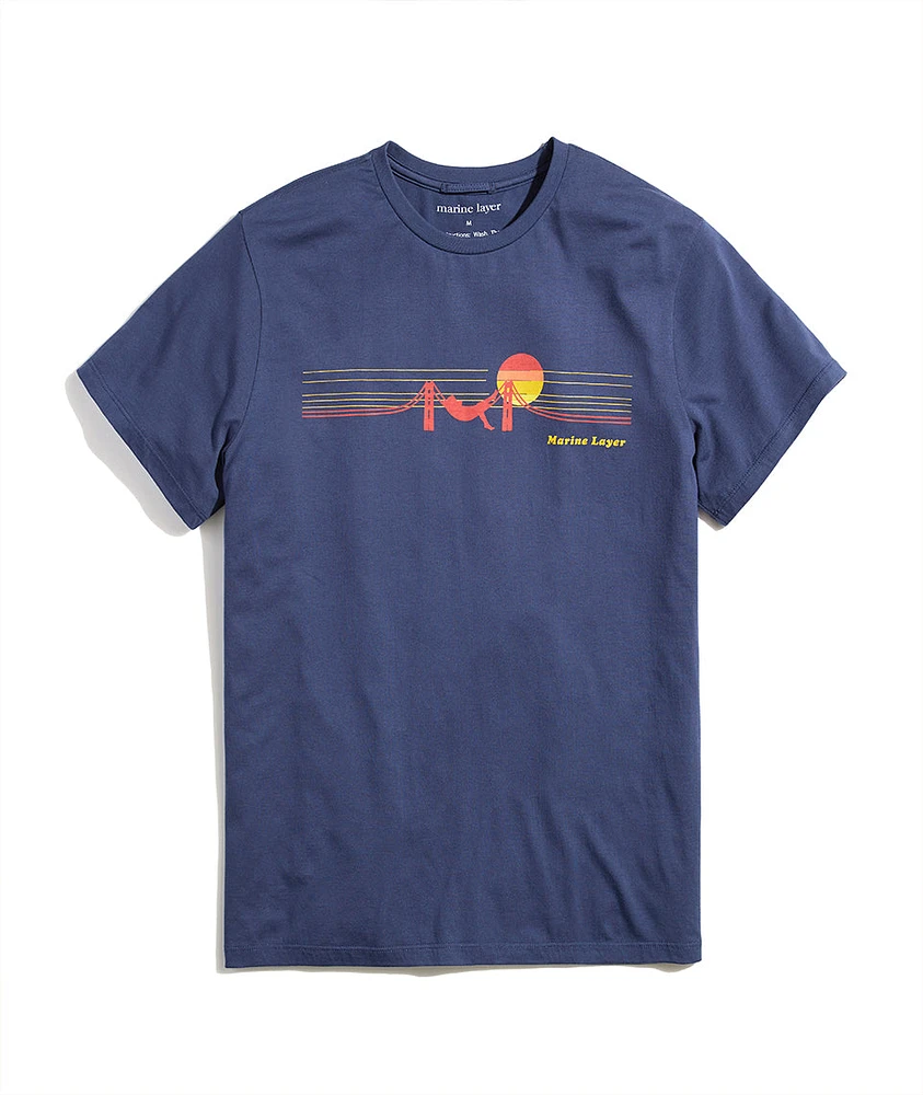 10 Year Sunset Bridge Tee