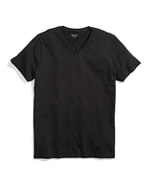 Signature V-Neck Tee Black