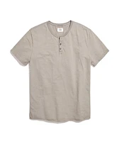 Short Sleeve Henley Agave