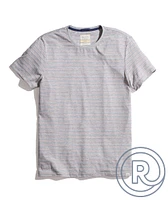 Re-Spun Stripe Crew Heather Grey Multi