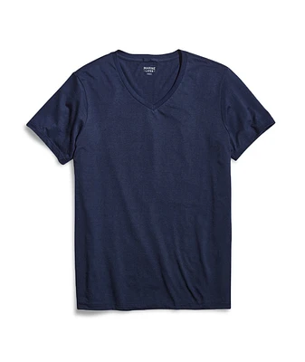 Signature V-Neck Tee True Navy