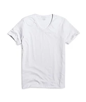 Signature V-Neck Tee Pure White