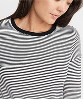 Merritt Crew Black/White Stripe