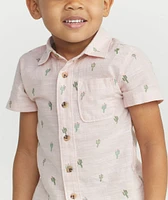 Mini Ward Short Sleeve Button Down