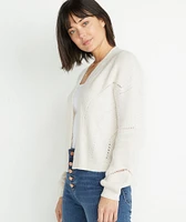 Olivia Cardigan Antique White