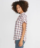 Presley Button Down Rosewood Plaid