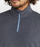 Huntley Sport Quarter Zip Heather Grey