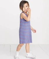 Mini Alana Tank Dress Faded Dahlia Stripe