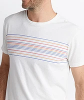 Re-Spun Stripe Graphic Tee