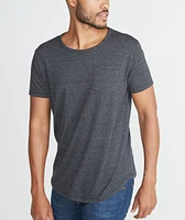 Saddle Pocket Tee Charcoal