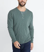 Lightweight Henley Dusty Olive