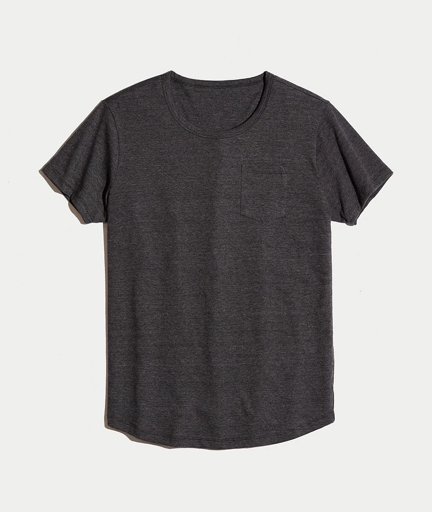 Saddle Pocket Tee Charcoal