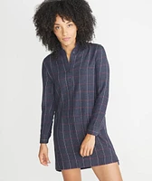 Savannah Flannel Shirt Dress