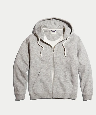 Sherpa Zip Hoodie Heather Grey