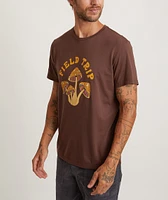 Signature Crew Graphic Tee Walnut