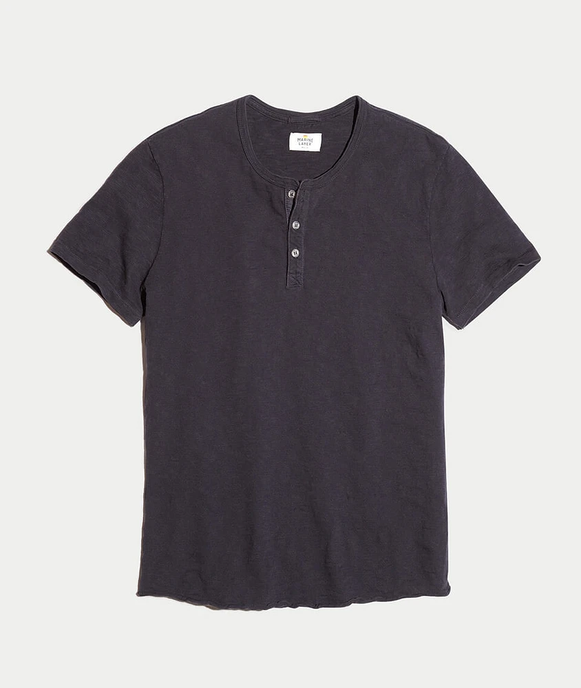 Shortsleeve Henley Graphite