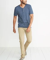 Shortsleeve Henley Dark Denim