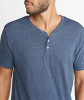 Shortsleeve Henley Dark Denim
