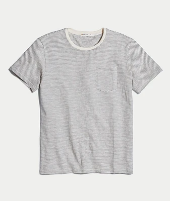 Signature Pocket Tee Natural/Black