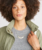 Soko Paddle Threaded Necklace - Brass