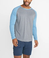 Sport Baseball Raglan Graphite/Blue
